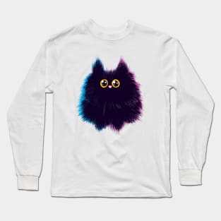 Fluffy Bubble Cat Long Sleeve T-Shirt